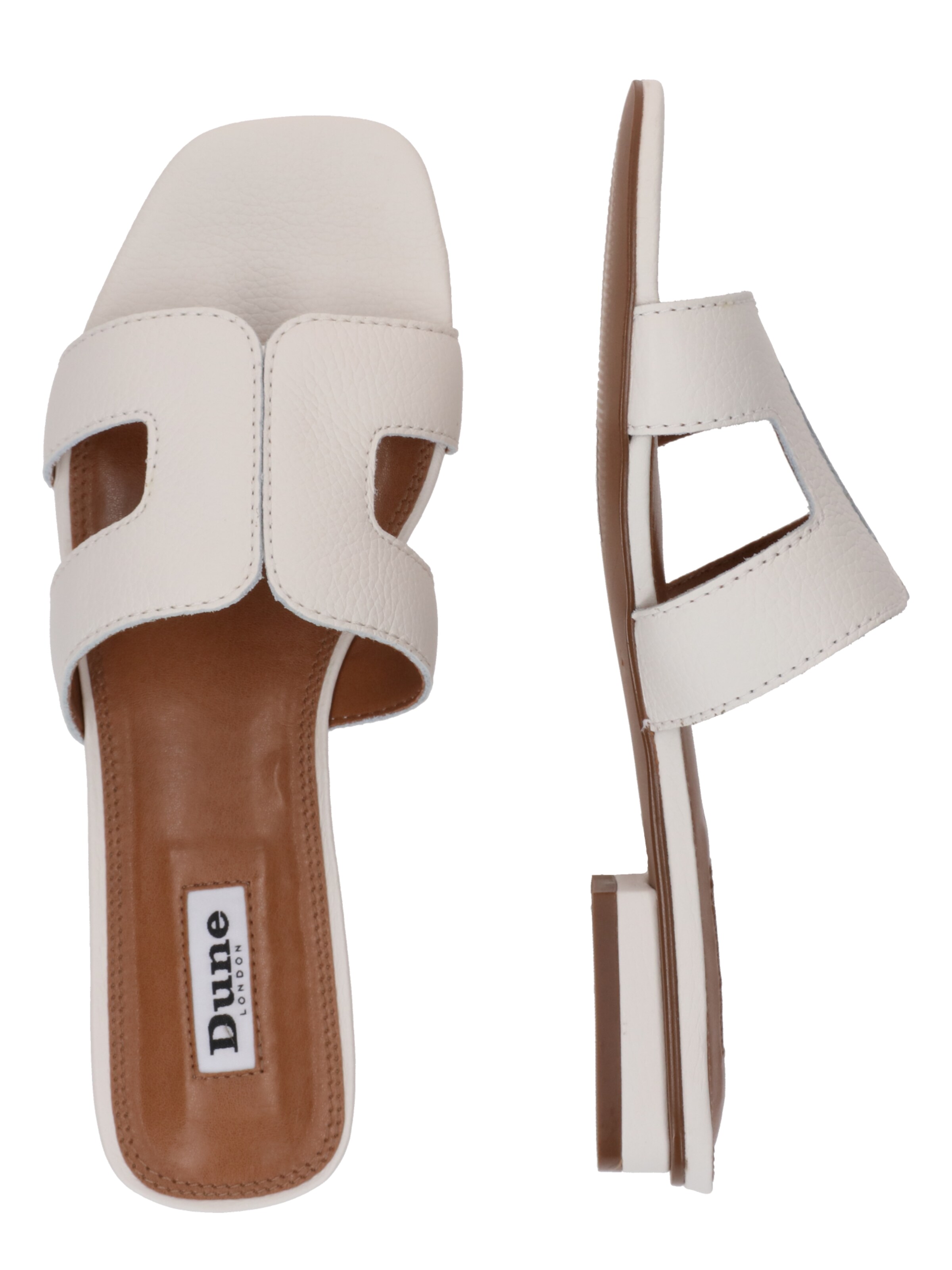 Dune LONDON Muiltjes in Wit