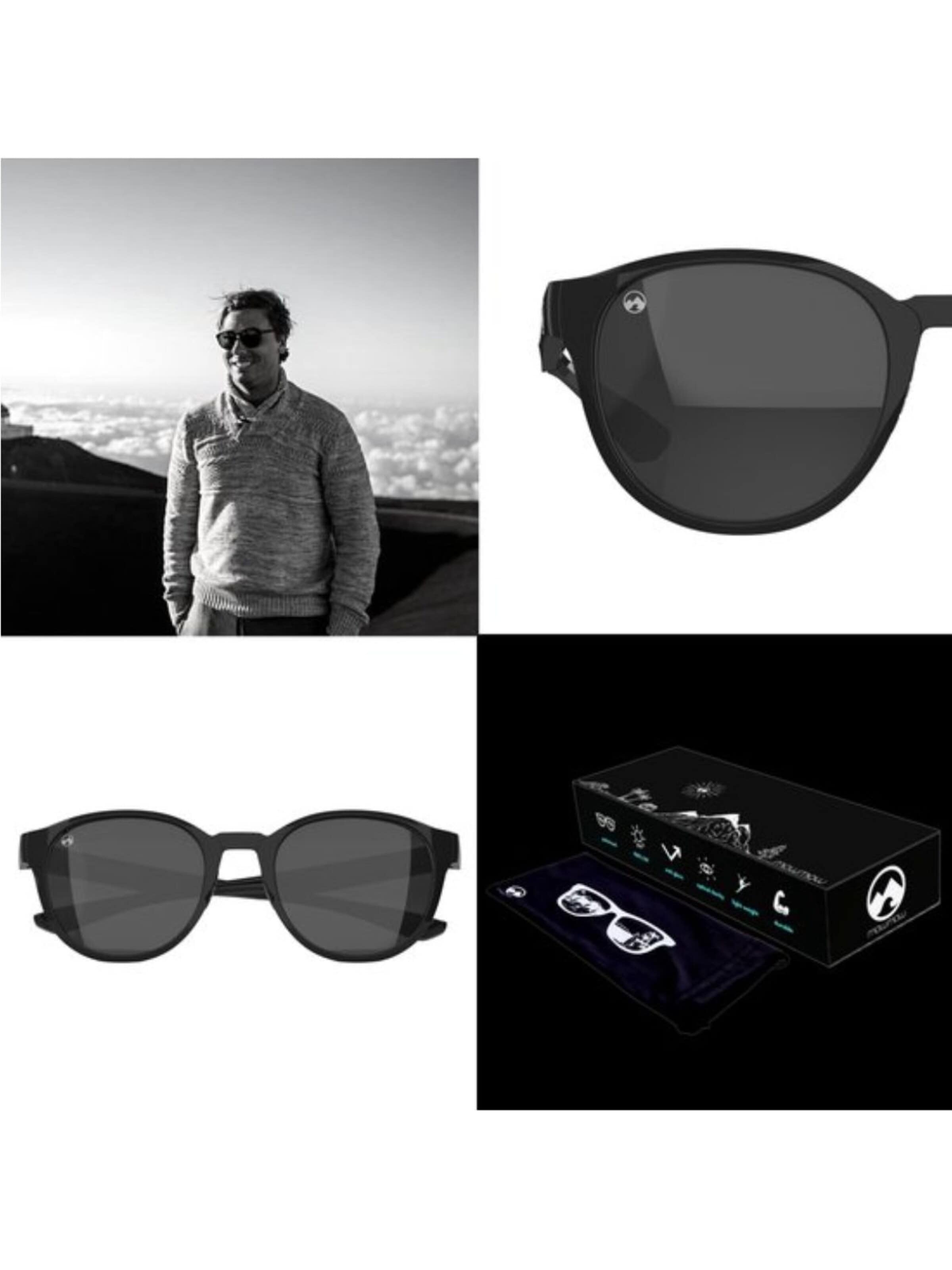 Mowmow Sportsolglasögon 'MowMow Niseko Sunglasses - Polarized - Men - Women' i svart