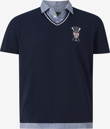 T-Shirt Charles Colby en bleu : devant