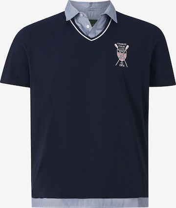 T-Shirt Charles Colby en bleu : devant