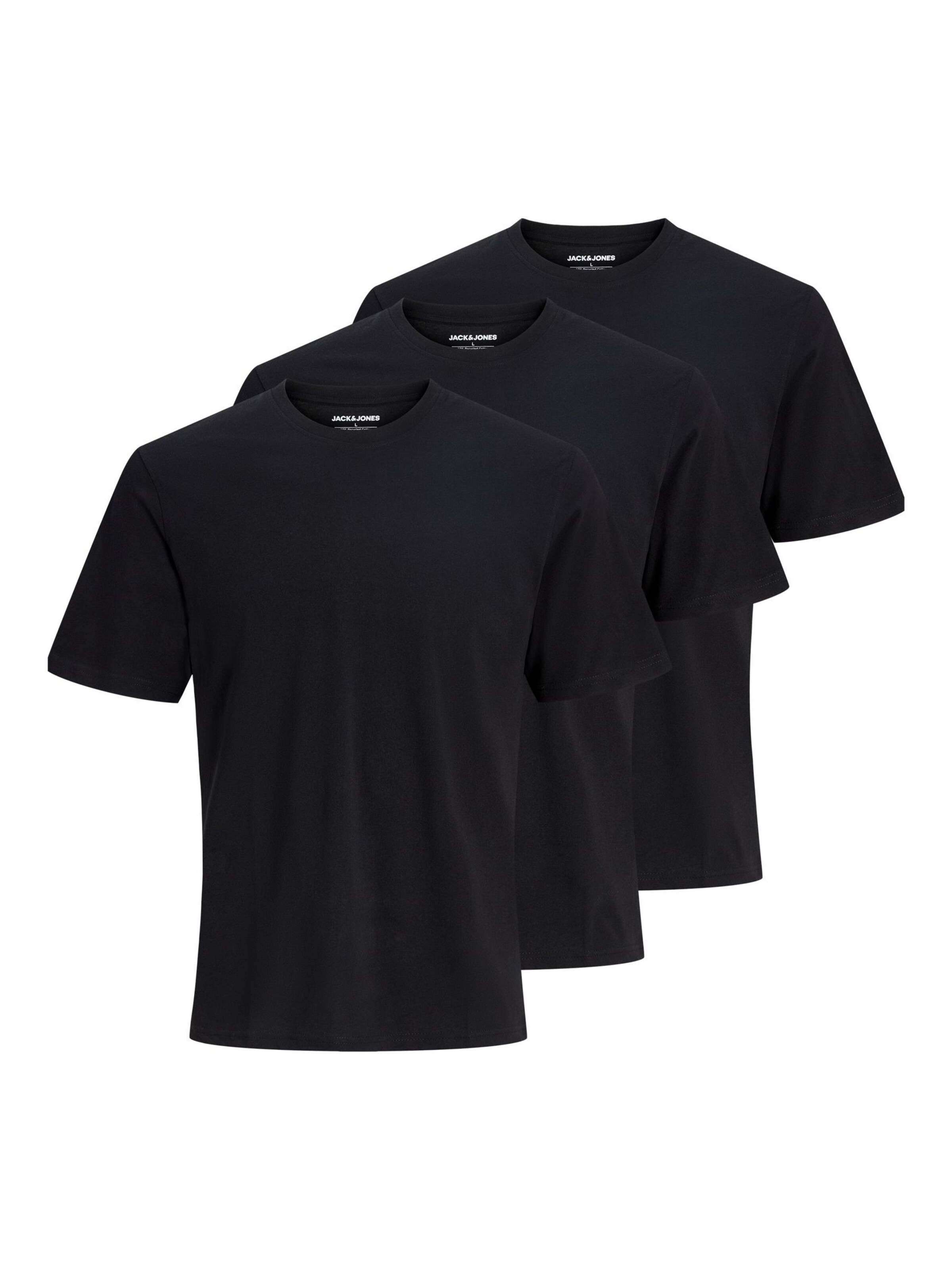 JACK & JONES Bluser & t-shirts i L i sort, Produktvisning
