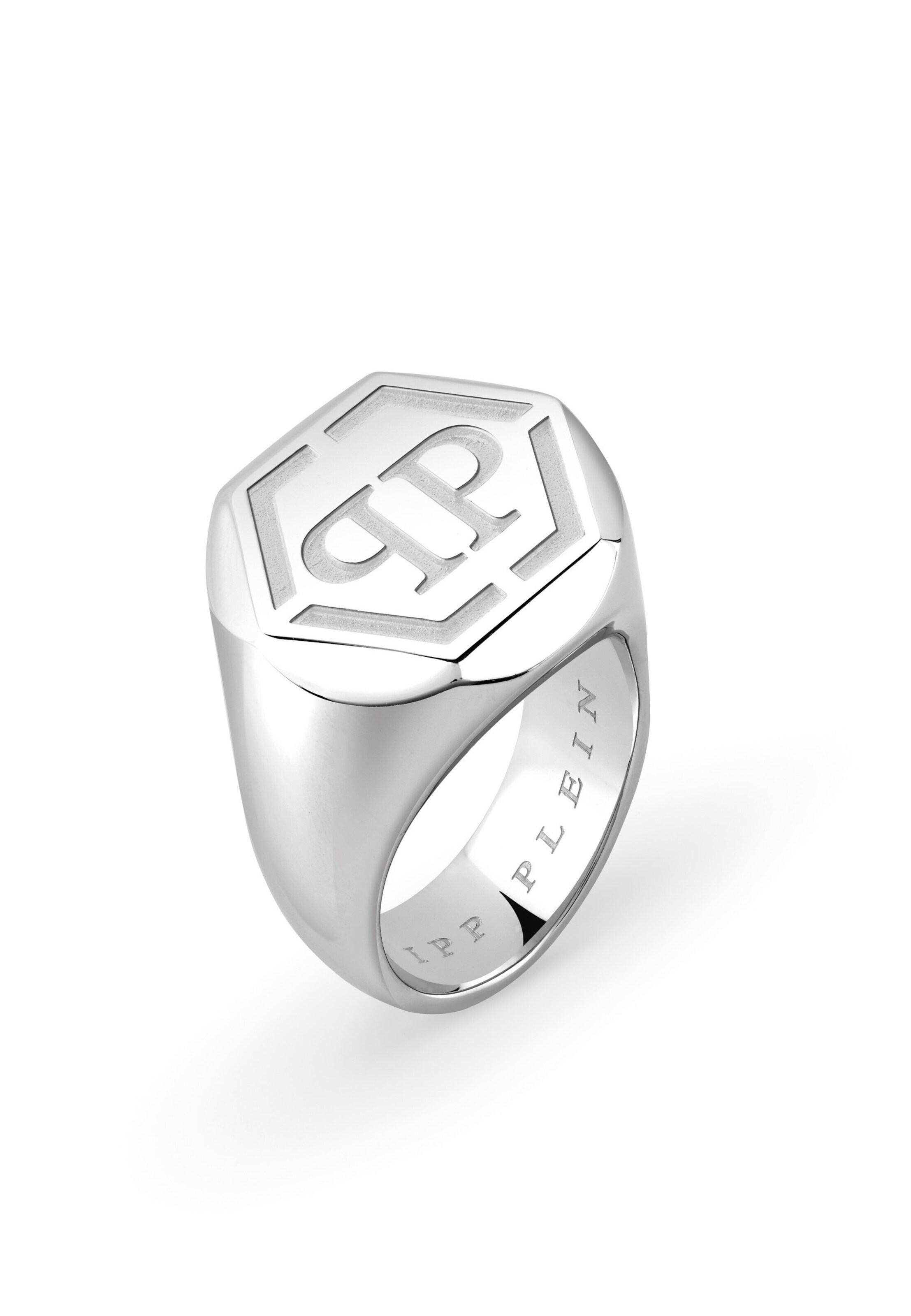 Bague ' PLEIN EDGE ' Philipp Plein Jewellery en argent : devant