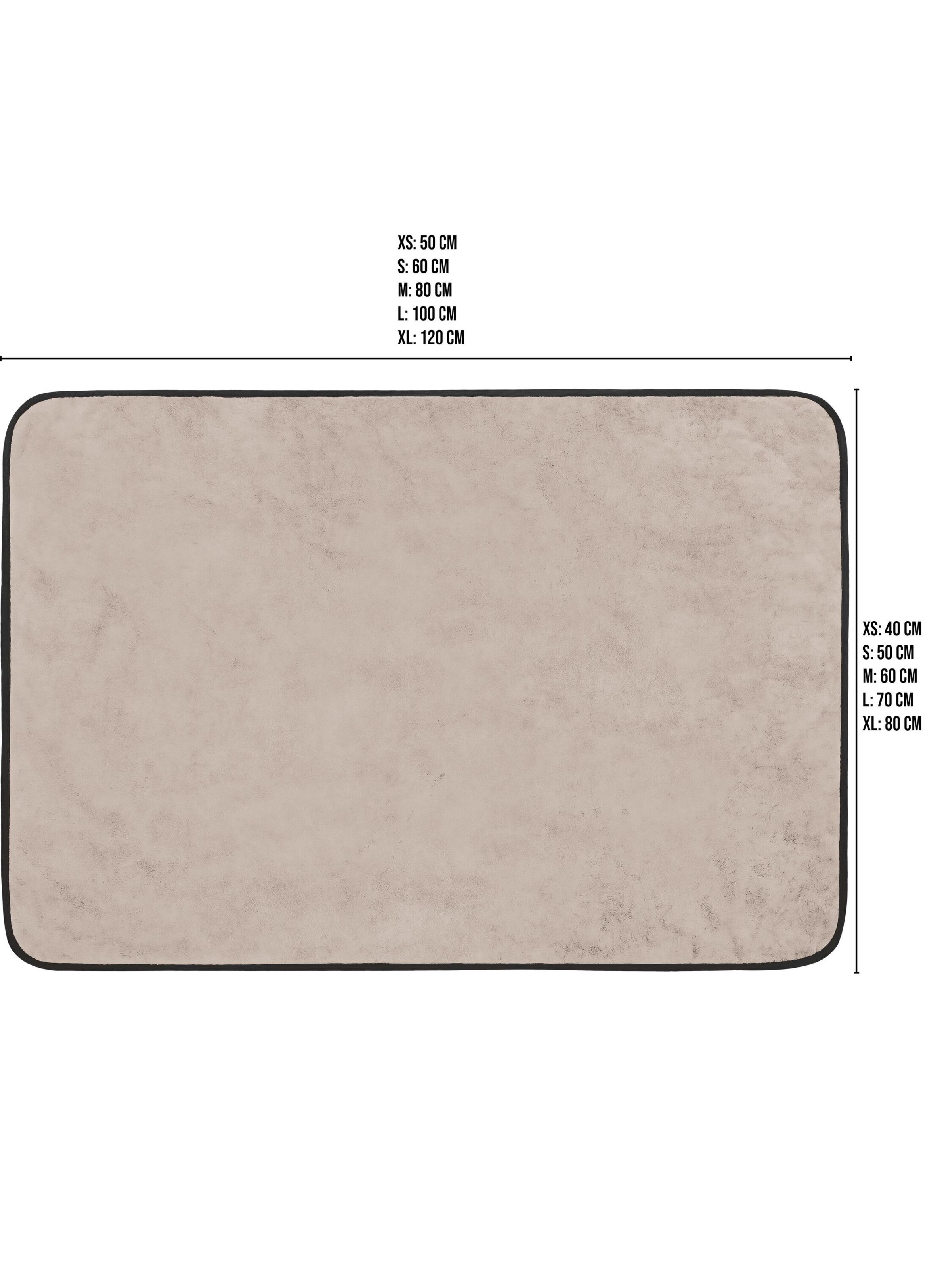 Aspero Hundedecke 'Lund' in Beige