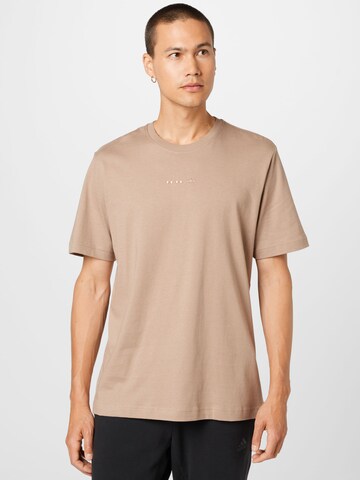 ADIDAS ORIGINALS T-Shirt 'Reveal Essentials' in Braun: predná strana