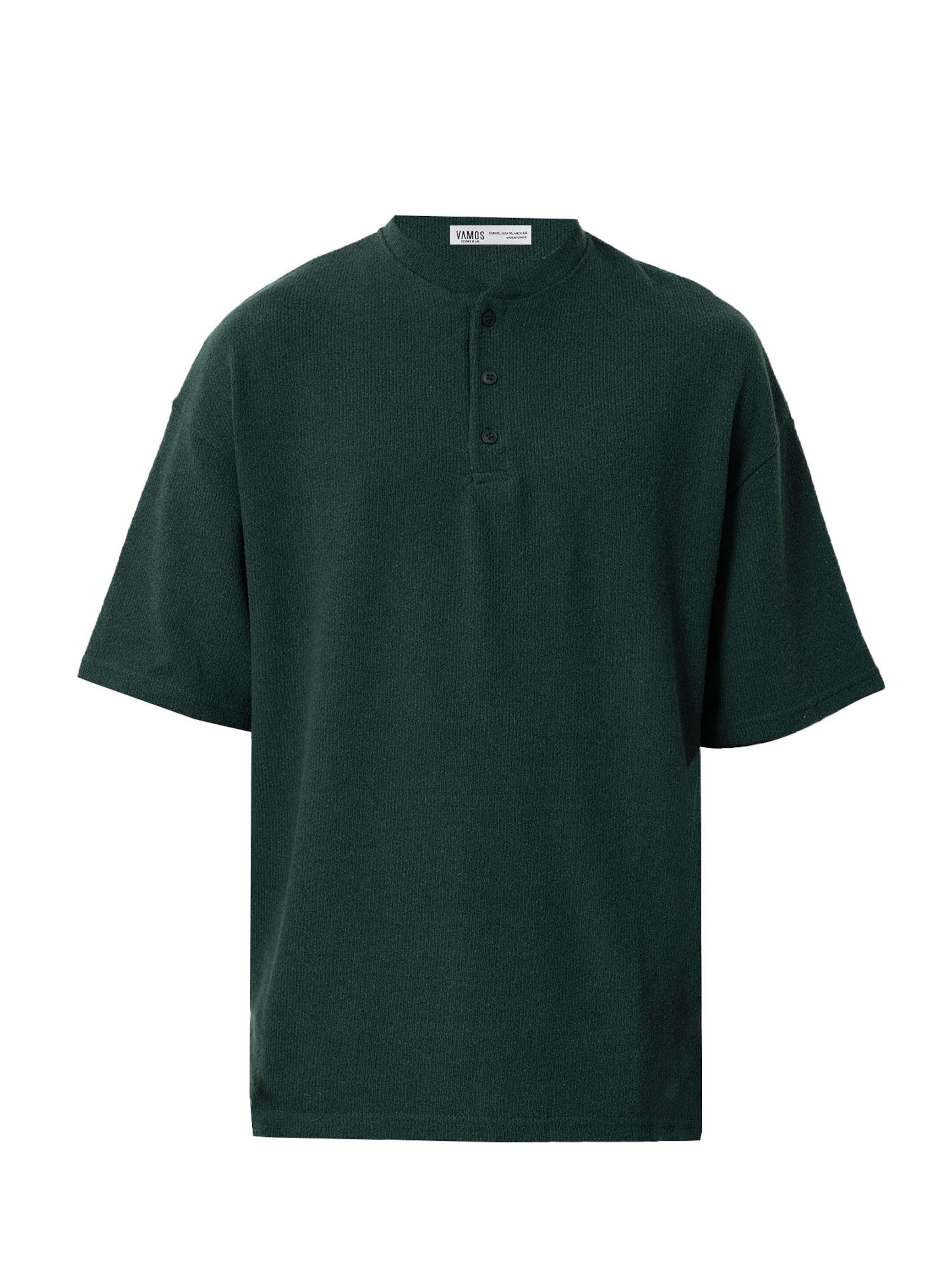 VAMOS CLO T-shirt 'Pittsburgh' i grön: framsida