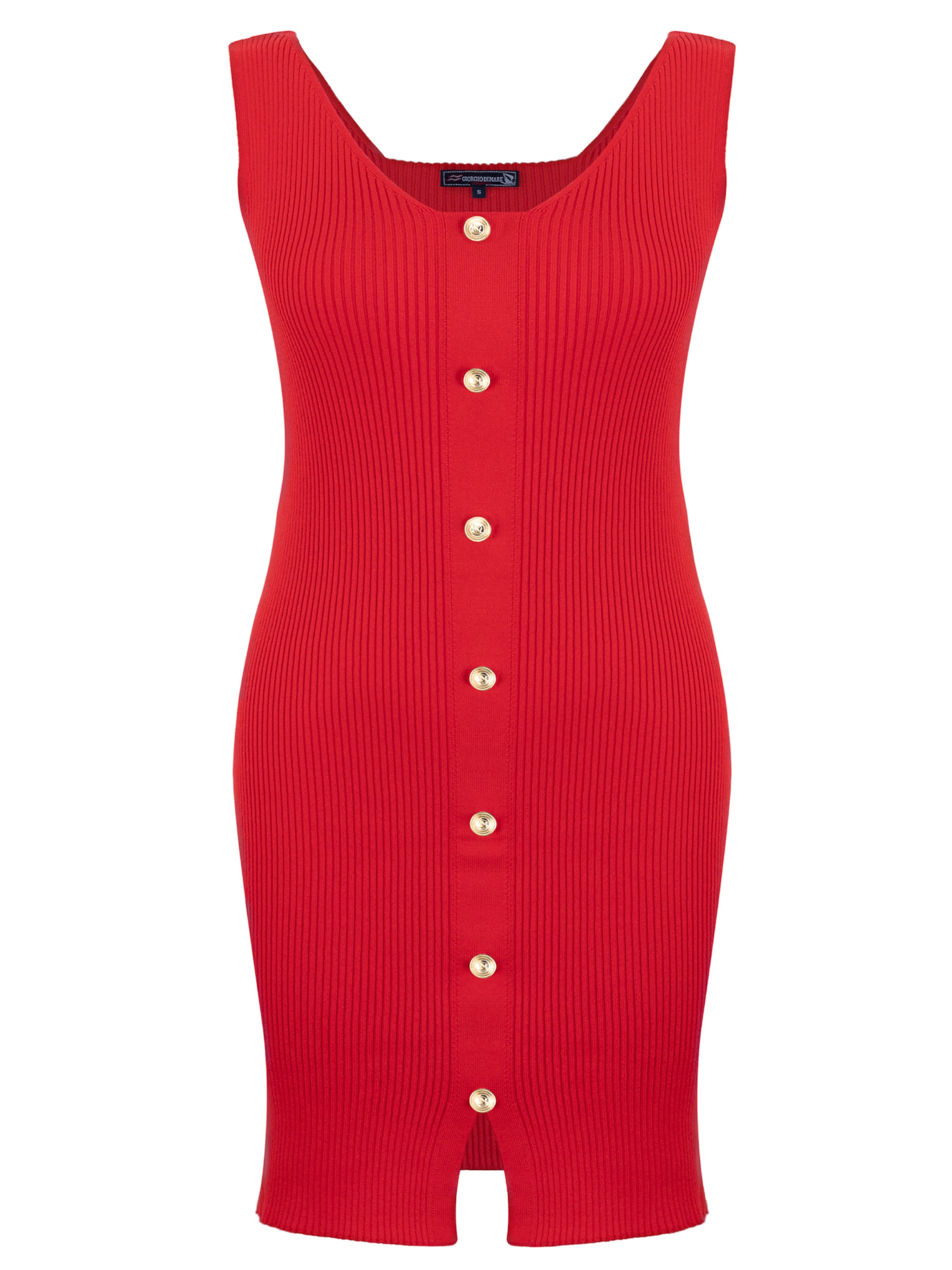 Giorgio di Mare Gebreide jurk 'Siara' in Rood: voorkant