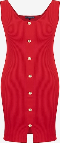 Abito in maglia 'Siara' di Giorgio di Mare in rosso: frontale