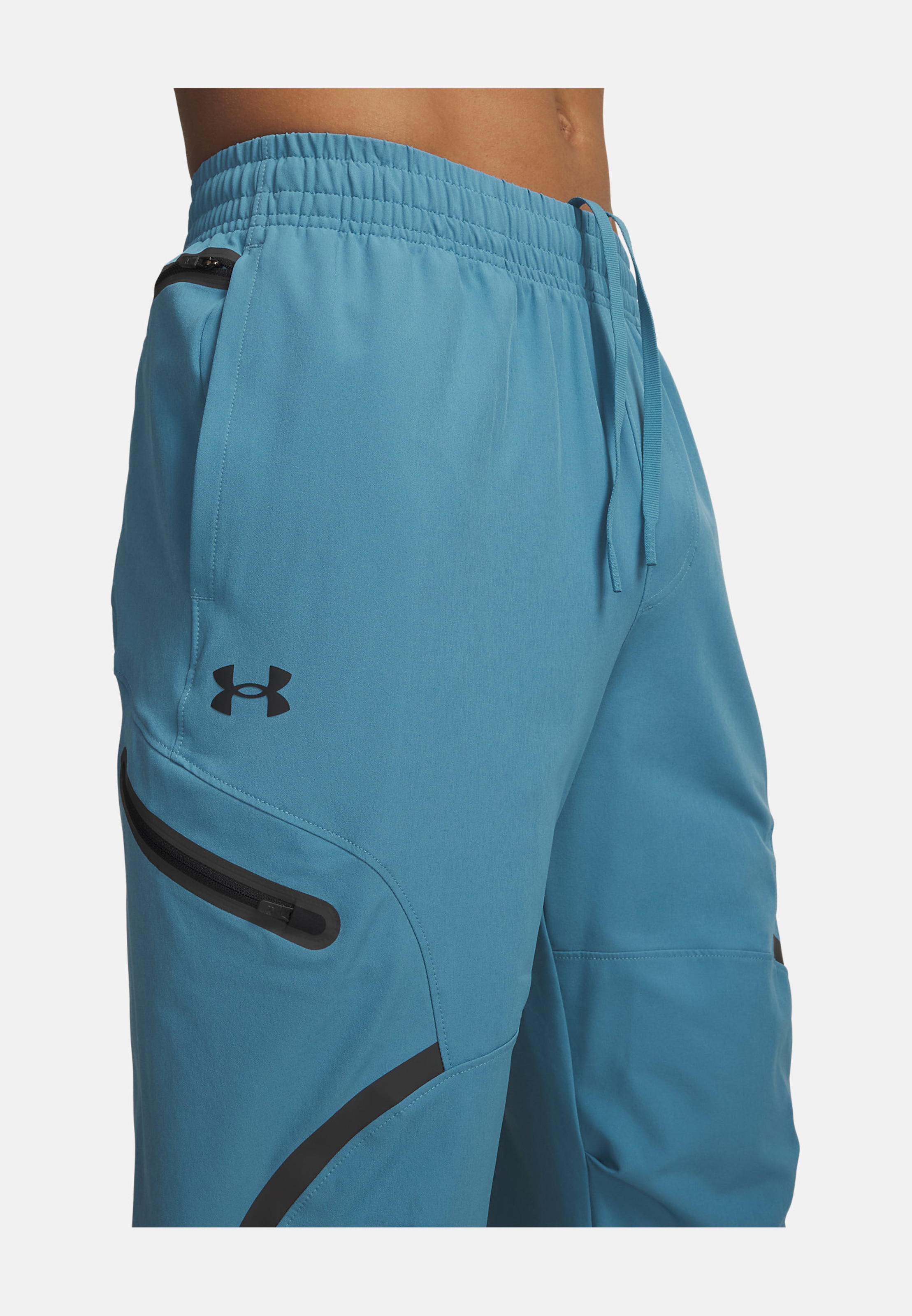 UNDER ARMOUR Regular Sportbroek 'Unstoppable' in Blauw
