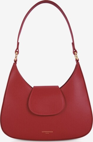 Borsa a spalla 'Obolo' di LeParmentier in rosso: frontale