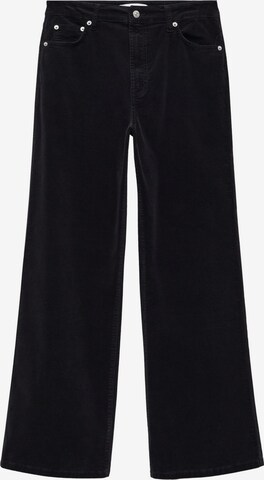 MANGO Loosefit Broek 'ADRIANA' in Zwart: voorkant