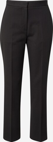 Regular Pantalon à plis Calvin Klein en noir : devant