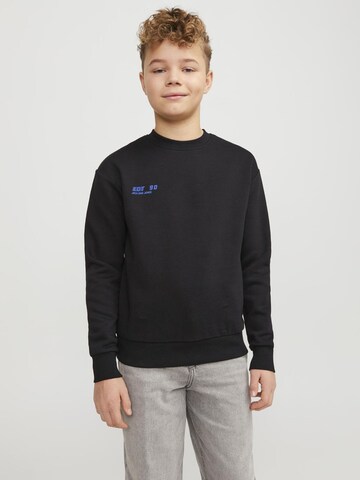 Sweat Jack & Jones Junior en noir : devant