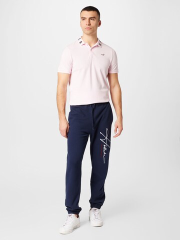 HOLLISTER Дънки Tapered Leg Панталон в синьо