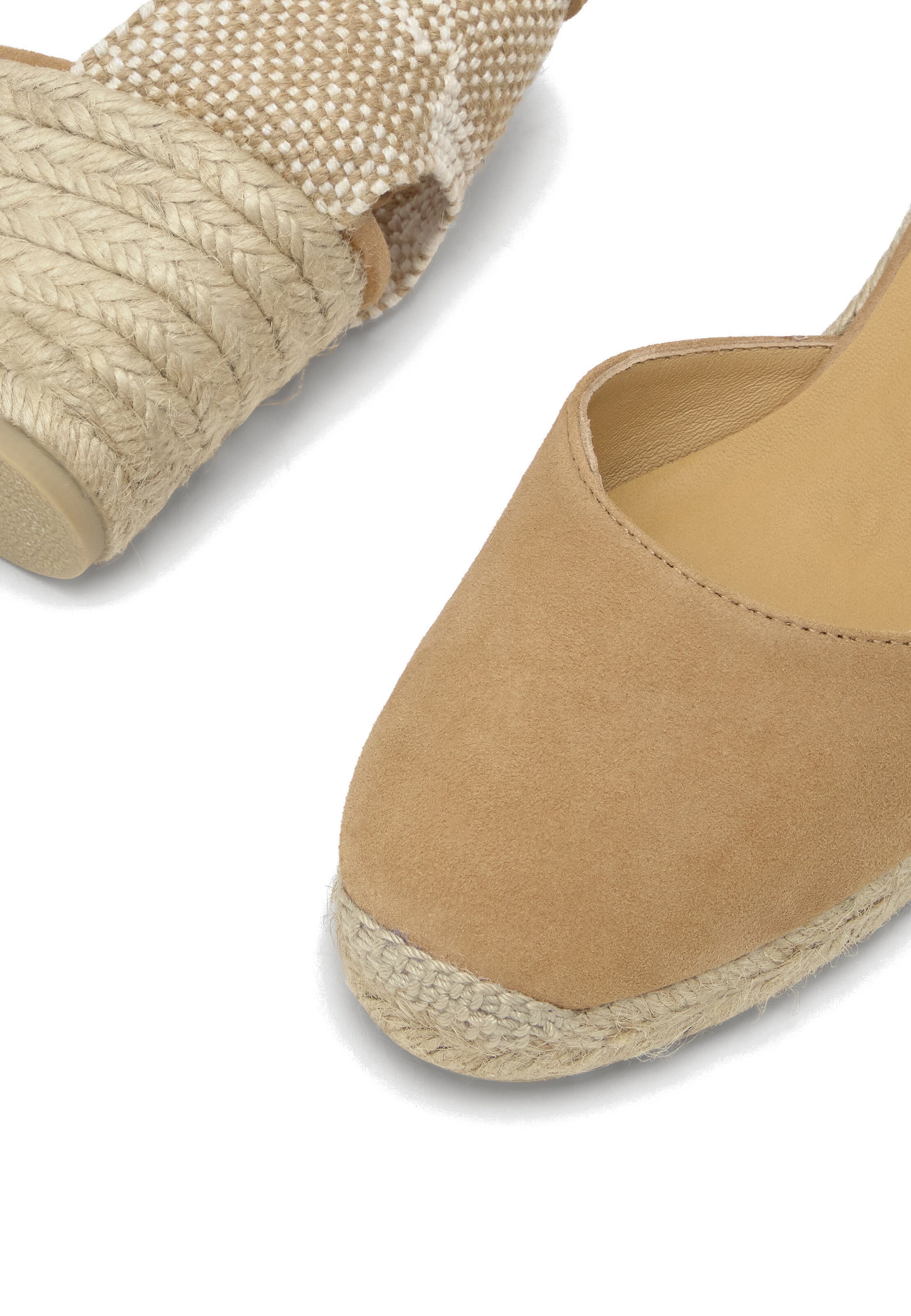 Castañer Espadrill ' CARINA ' i beige: framsida