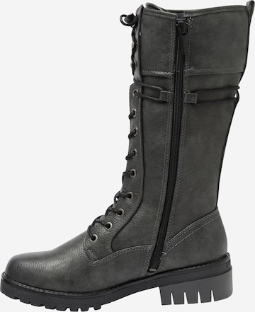 MUSTANG Lace-Up Boots in Grey