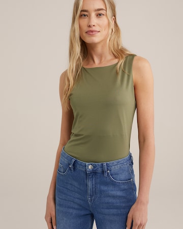 WE Fashion Top in Green: front