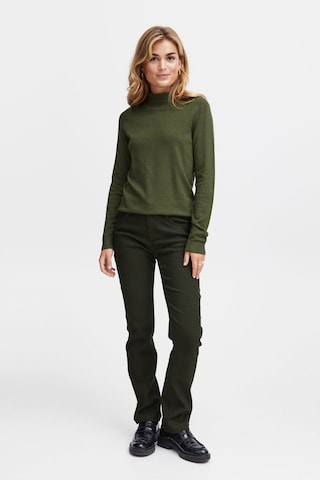 Fransa Sweater 'Blume' in Green