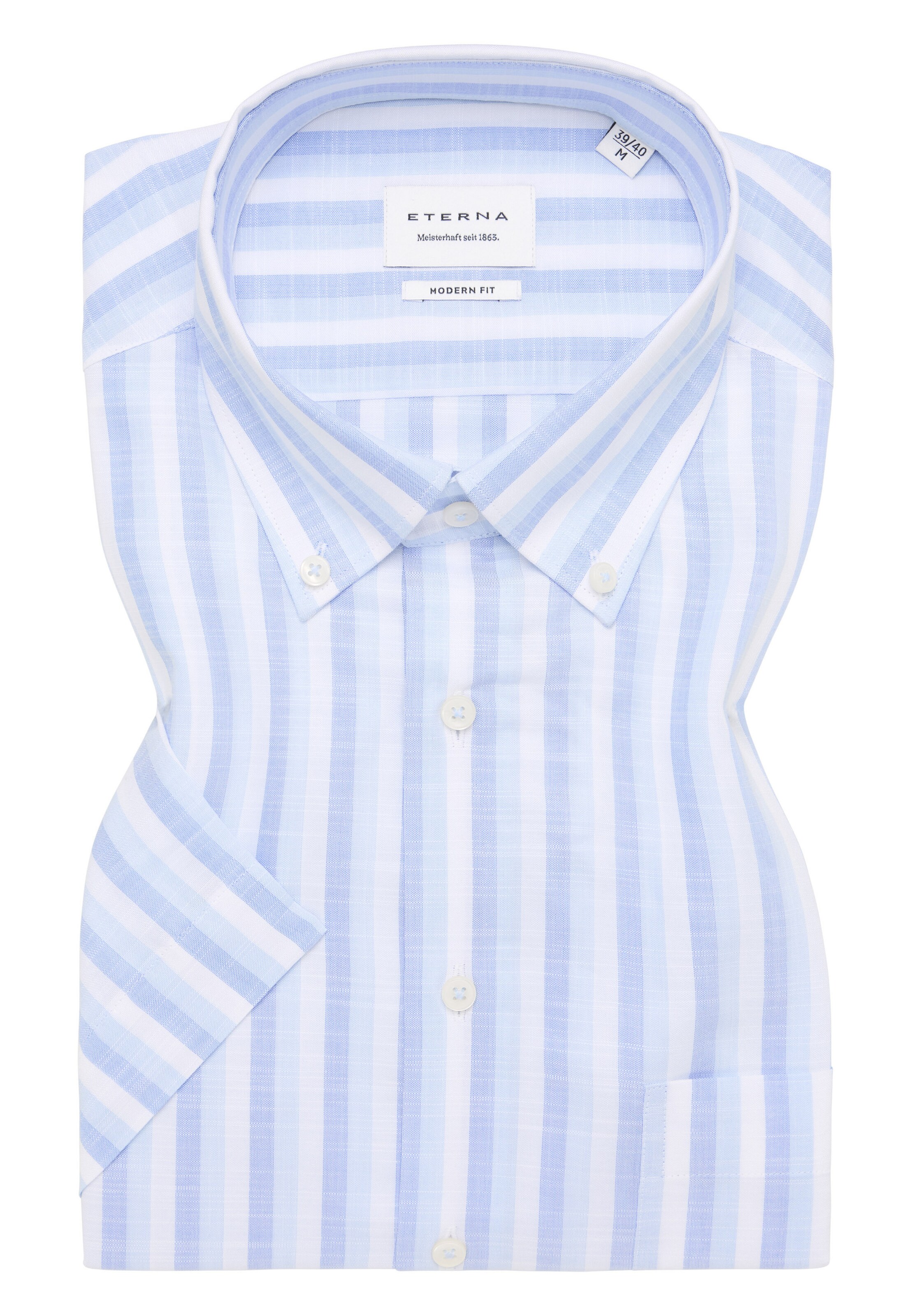 ETERNA Regular Fit Hemd in Blau