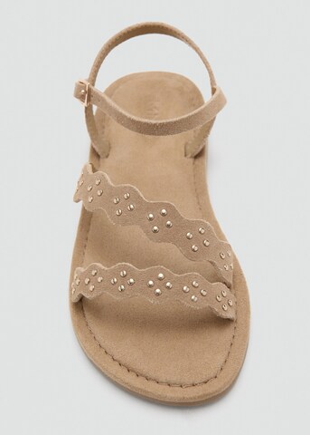 MANGO KIDS Sandals 'Waves' in Beige