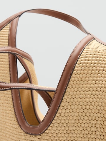 MANGO Shopper 'GABRIELA' in Brown