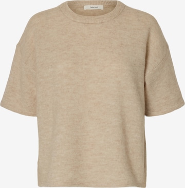 SELECTED Pullover in Beige: Vorderseite