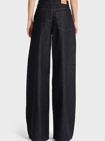 IT'S BASIC Wide leg Jeans 'Palazzo Mid Rise Jeans' in Grey