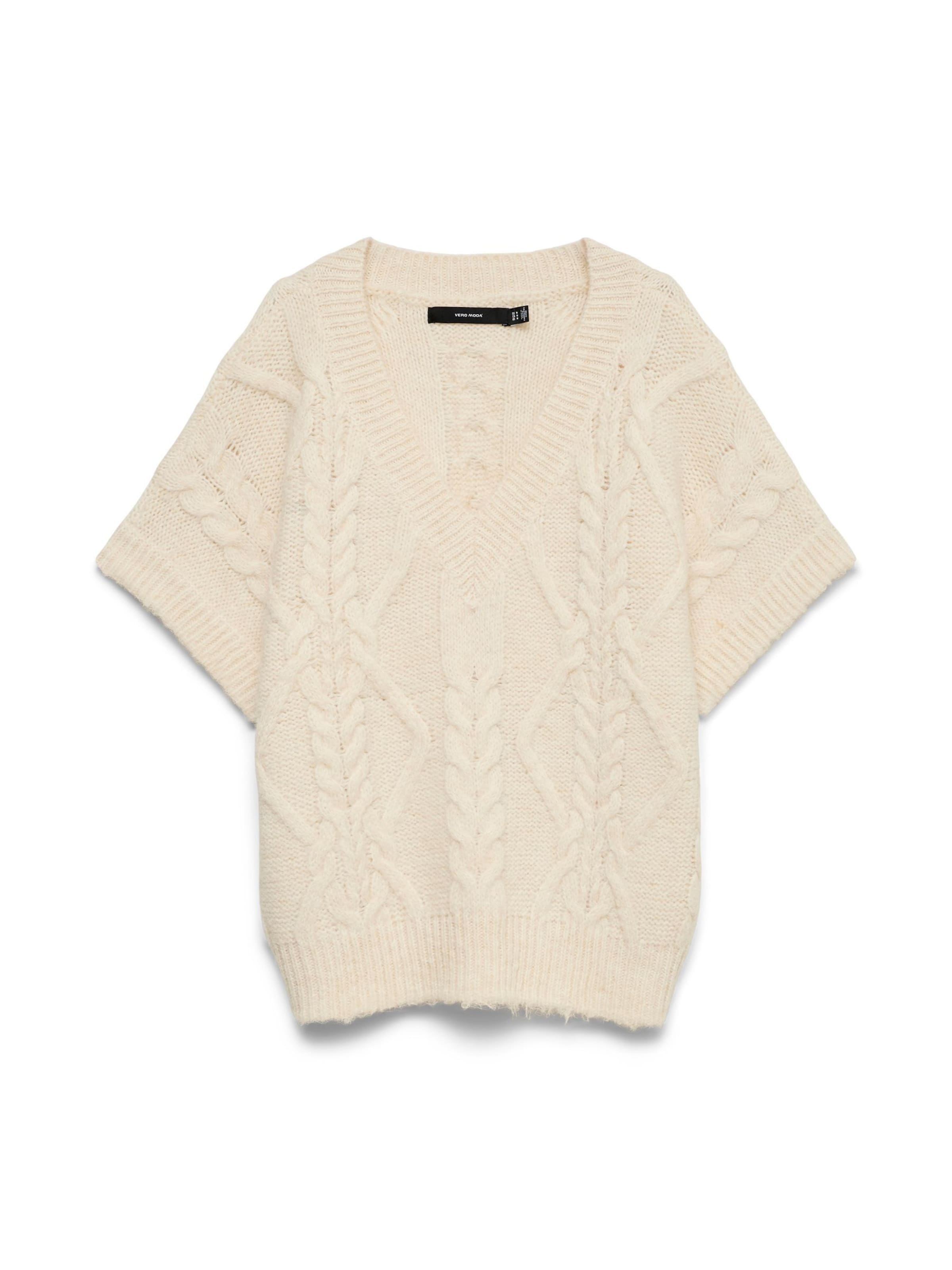 VERO MODA Trui 'VMSheila' in Beige: voorkant