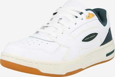 Sportiniai batai 'Flex' iš UNDER ARMOUR, spalva – akmens / tamsiai žalia / balta, Prekių apžvalga