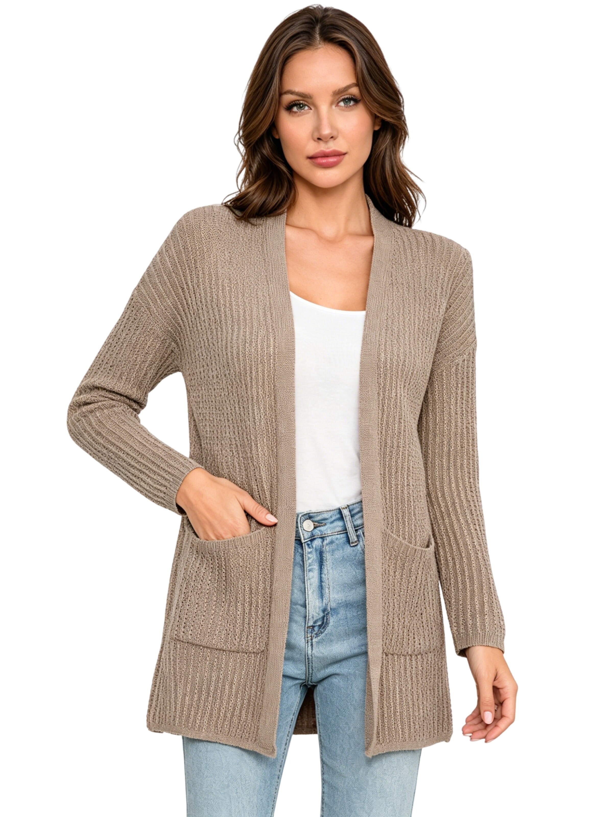 KoJooin Strickjacke‌‌‌ in Beige