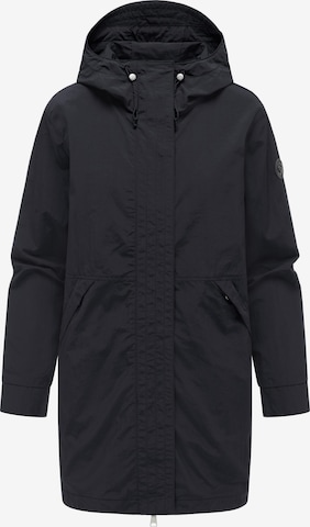 Manteau mi-saison 'Lamyja A' Ragwear en noir : devant