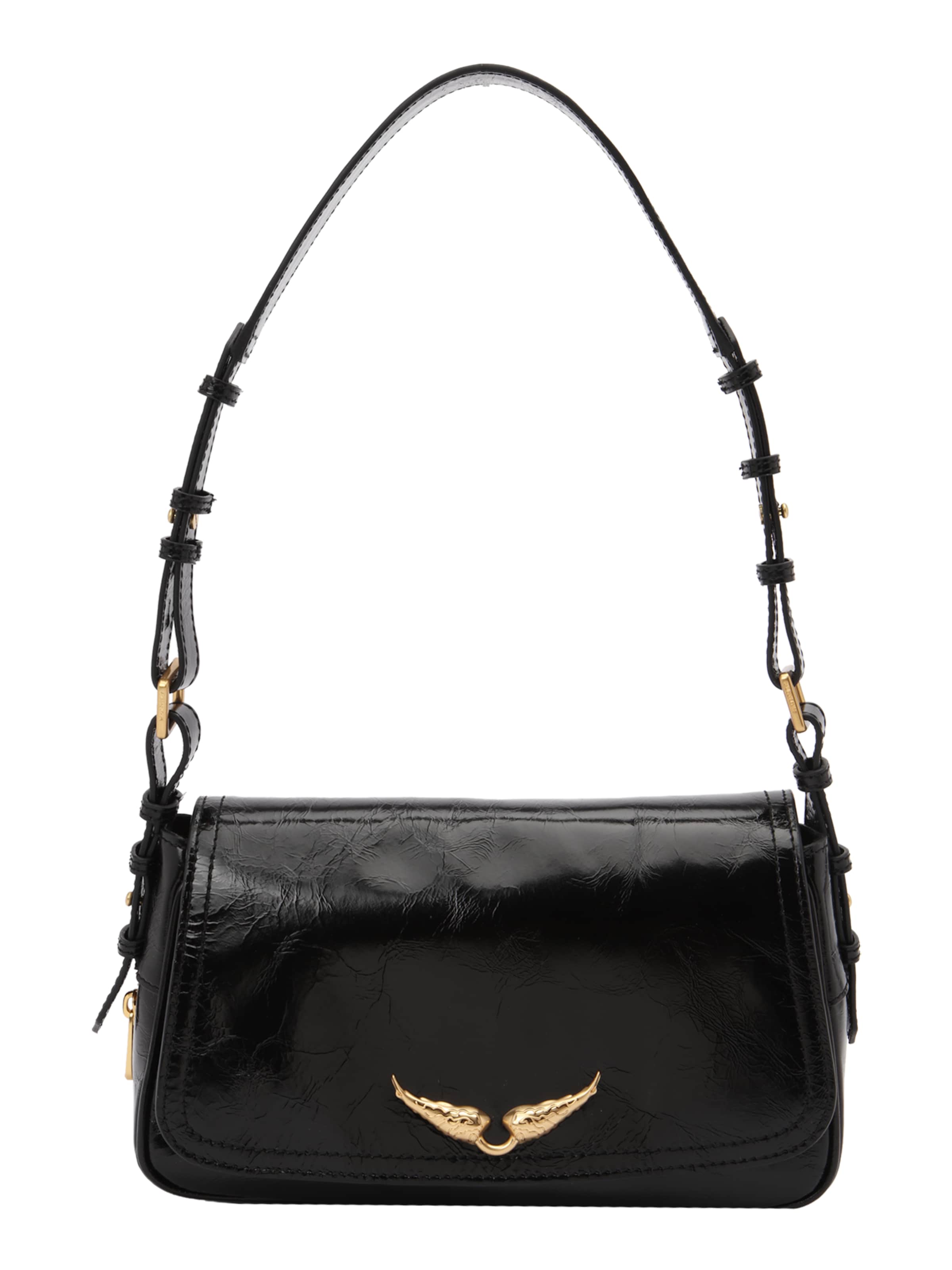 Zadig & Voltaire Чанта за през рамо 'LE ZOUZOU' в черно: отпред