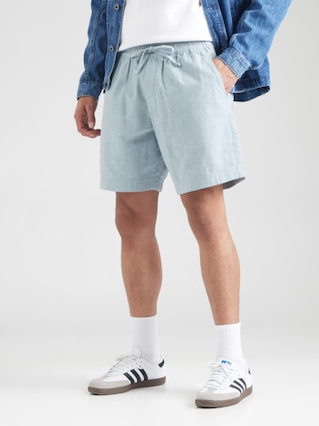 Abercrombie & Fitch - Loosefit Calças em azul: frente