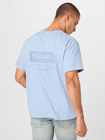 WRANGLER قميص بلون أزرق