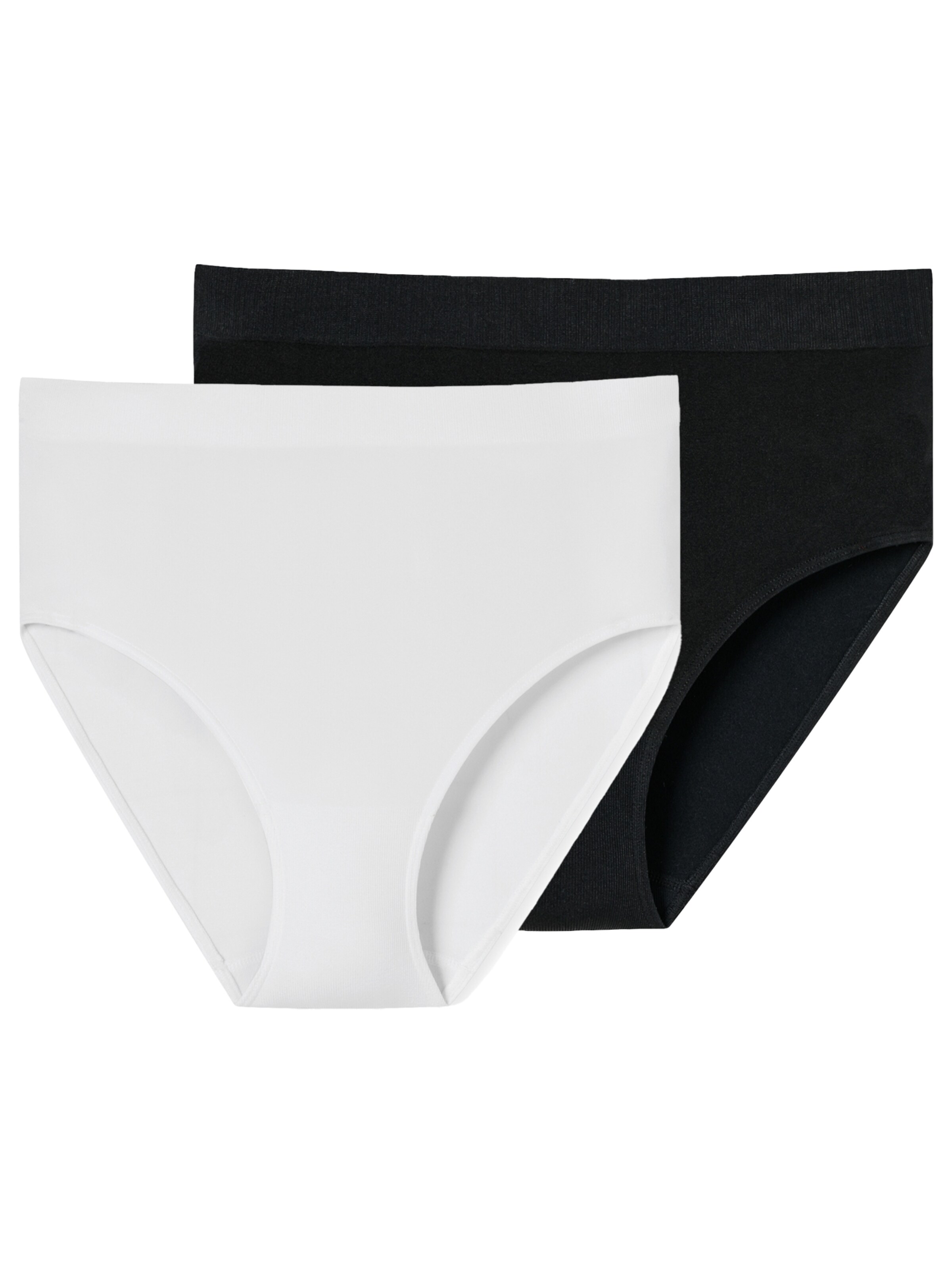 SCHIESSER Slip 'Retro Classic Seamless' in Schwarz: Vorderseite