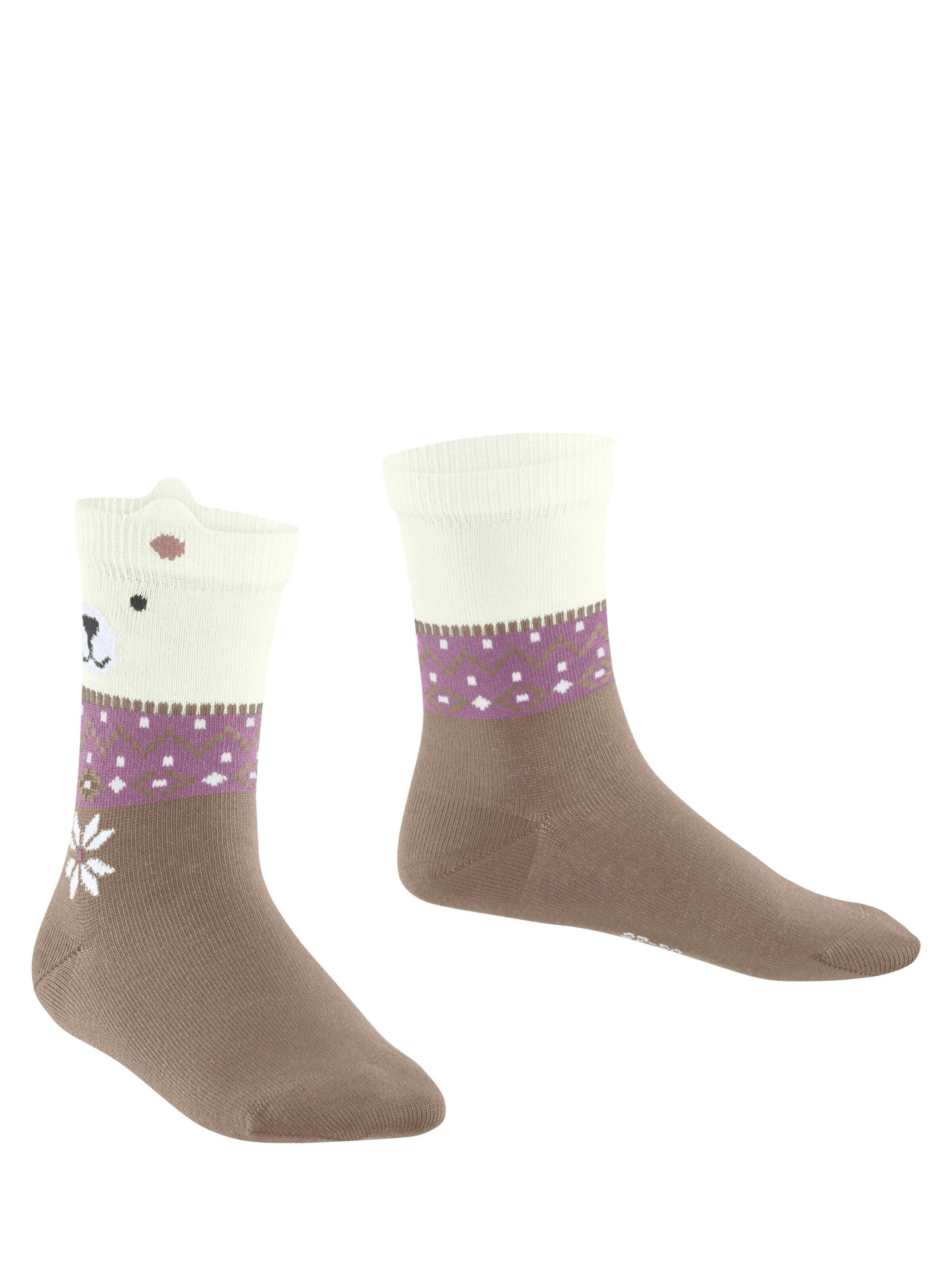 FALKE Socks 'Ice Bear' in Beige