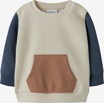 Felpa 'NBMFOKUS' di NAME IT in marrone: frontale