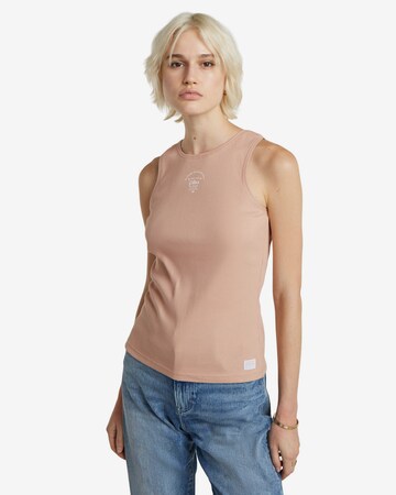 Haut G-Star RAW en rose : devant