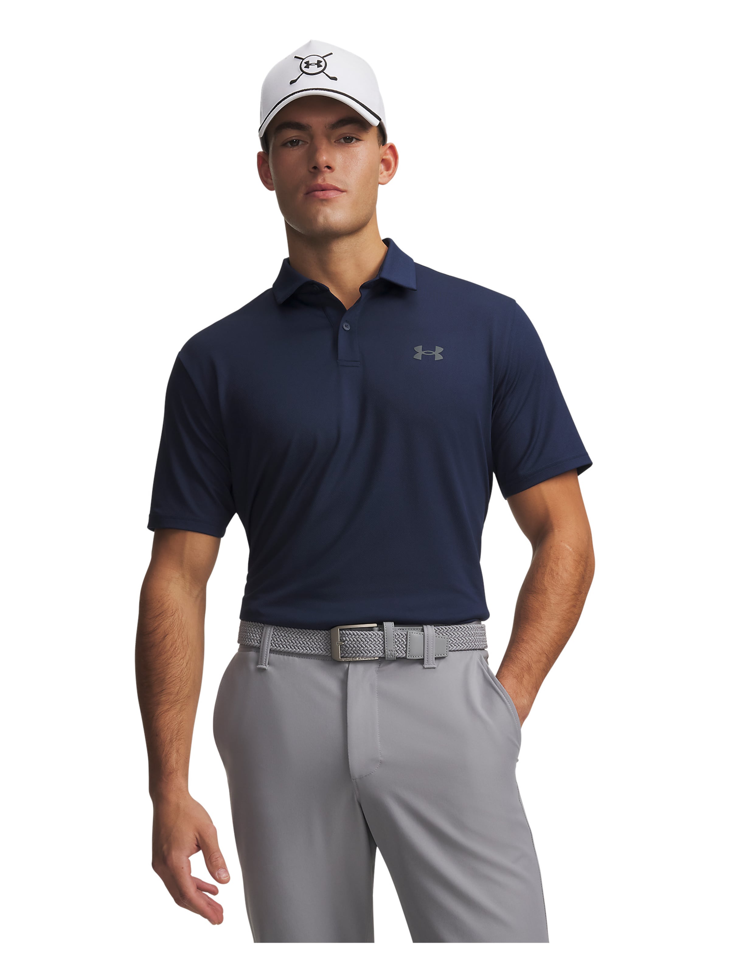 UNDER ARMOUR Performance shirt 'Matchplay' in Blue: front