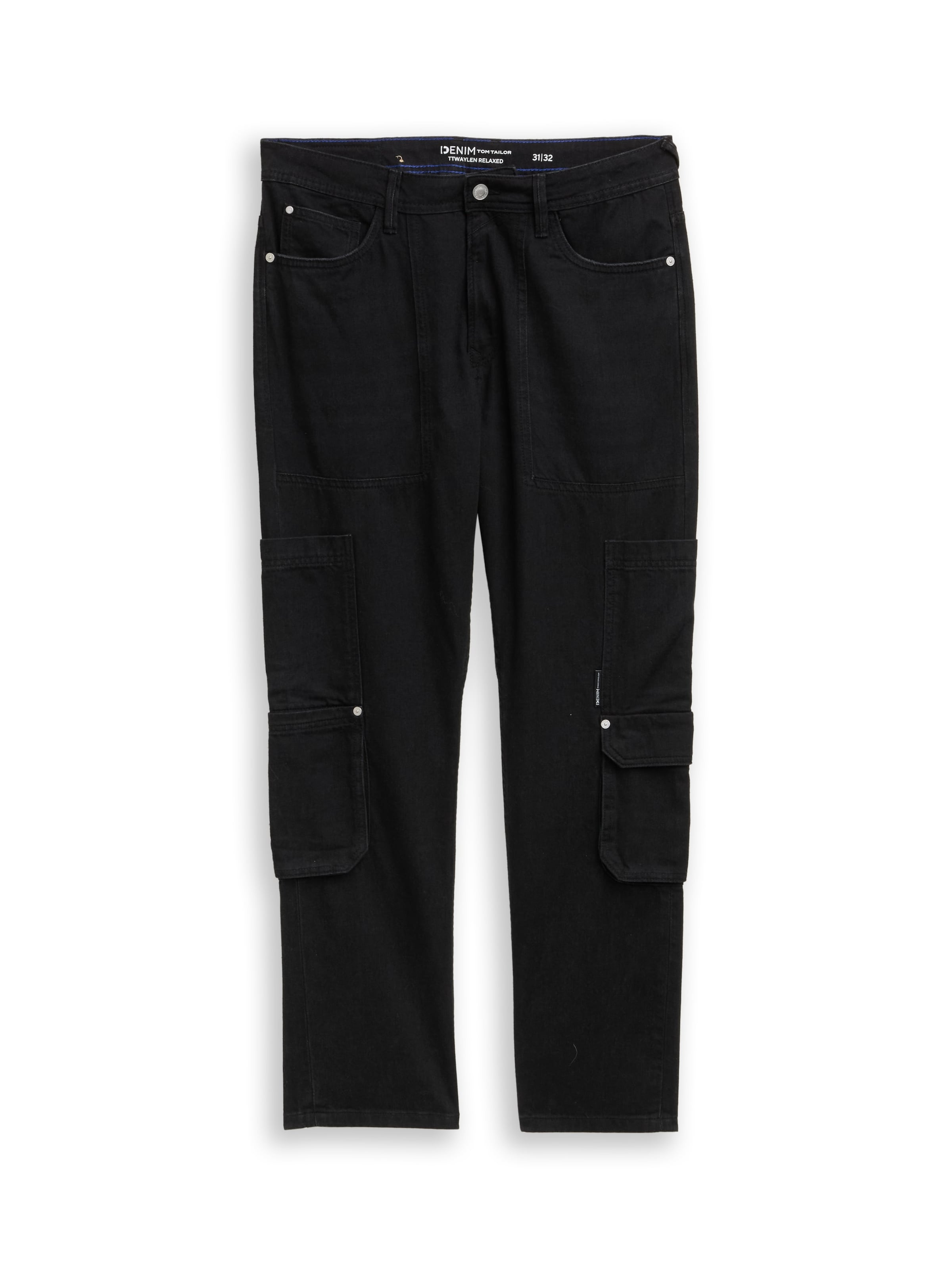 TOM TAILOR DENIM Regular Jeans in Schwarz: Vorderseite