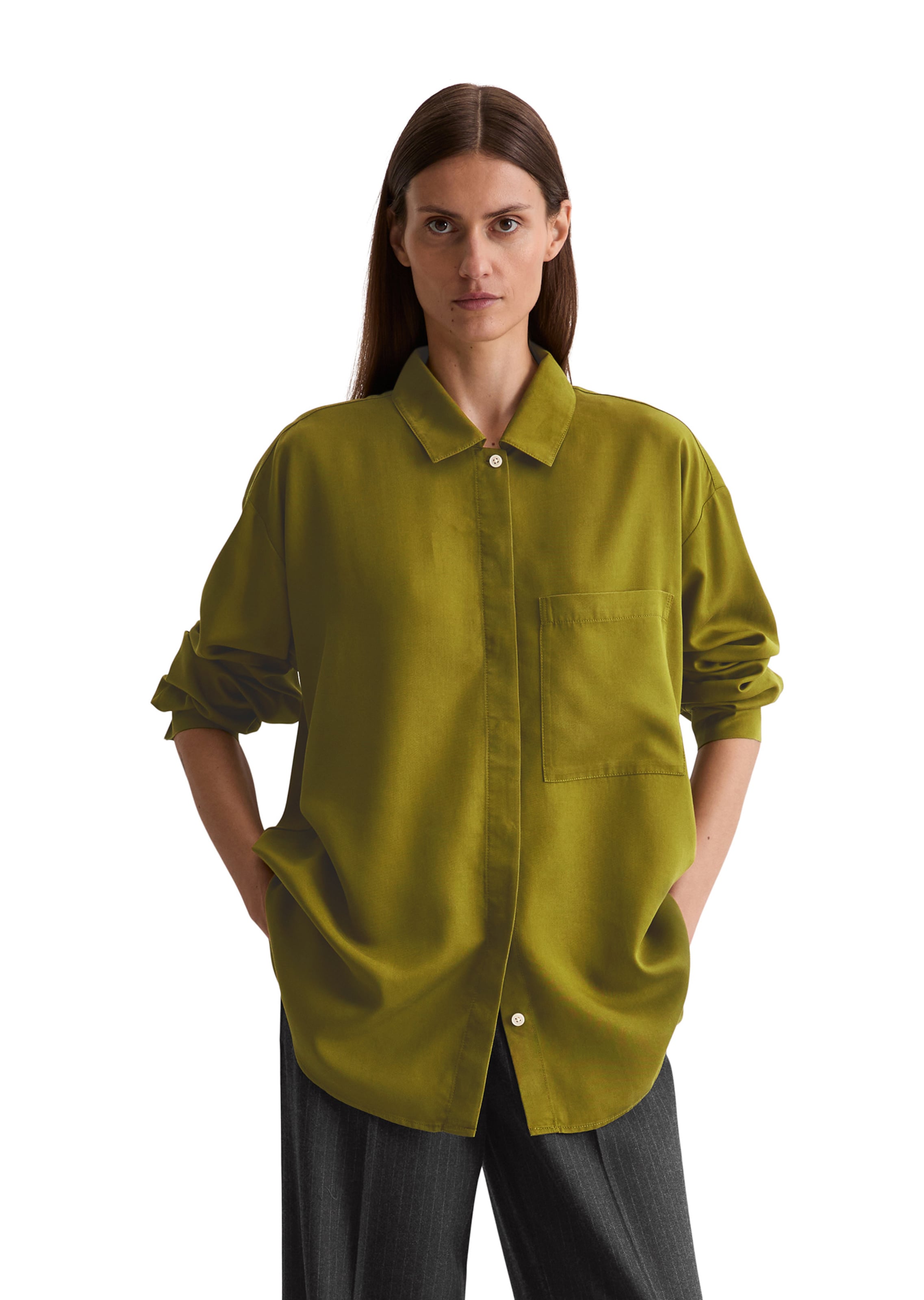 Chemisier Marc O'Polo en vert : devant