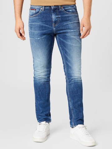 Tommy Jeans Jeans 'AUSTIN' in Blauw: voorkant