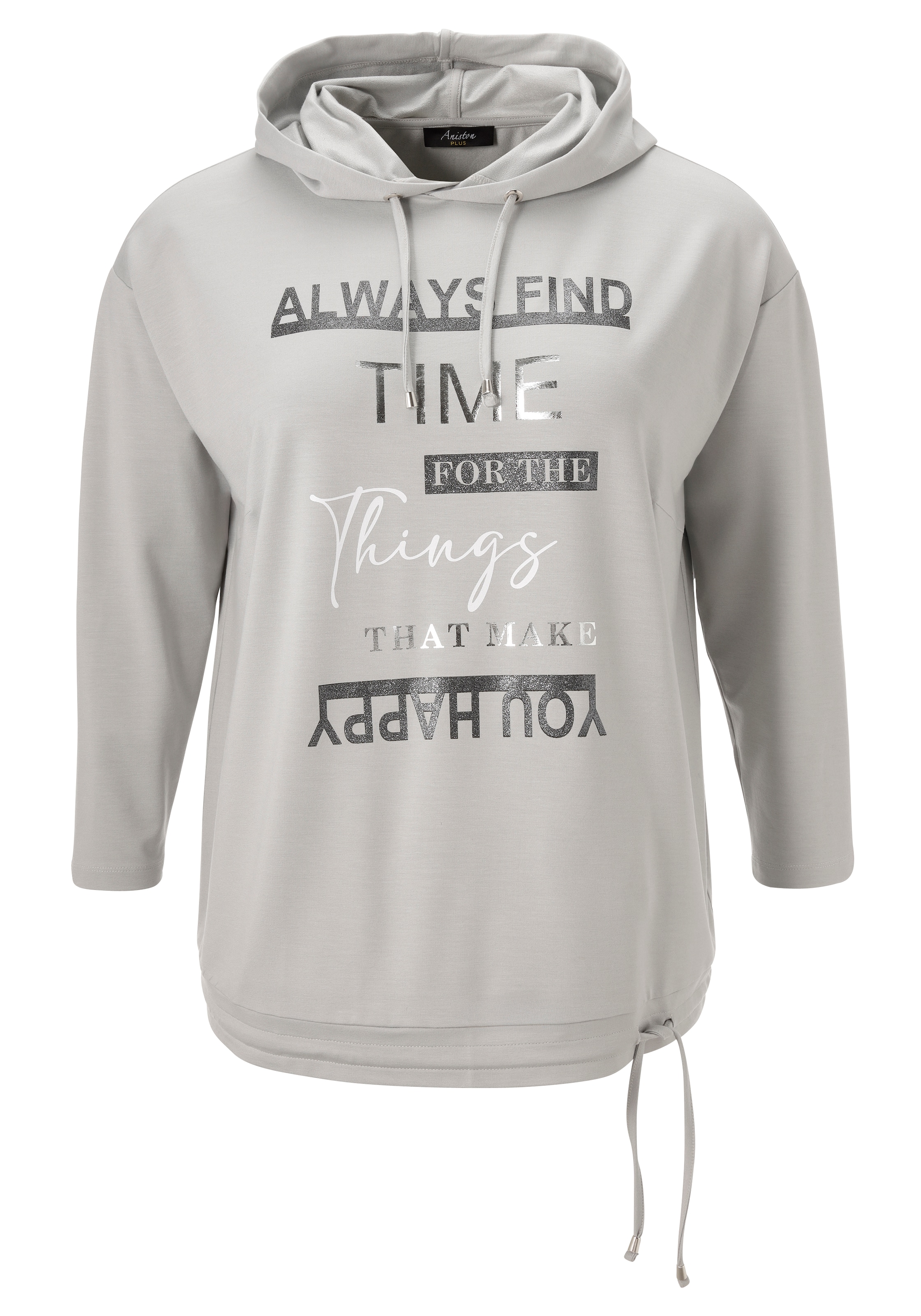 Aniston Sweatshirt in Grey: front