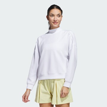 ADIDAS PERFORMANCE Sports sweatshirt 'Beyond Spacer' in White: front