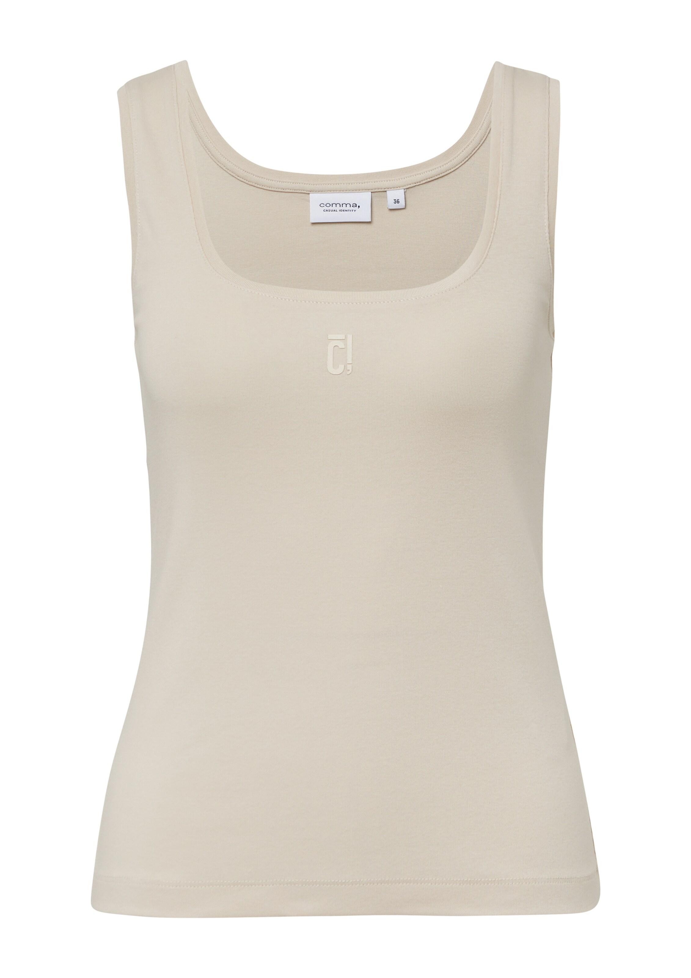 comma casual identity Top in Beige: Vorderseite