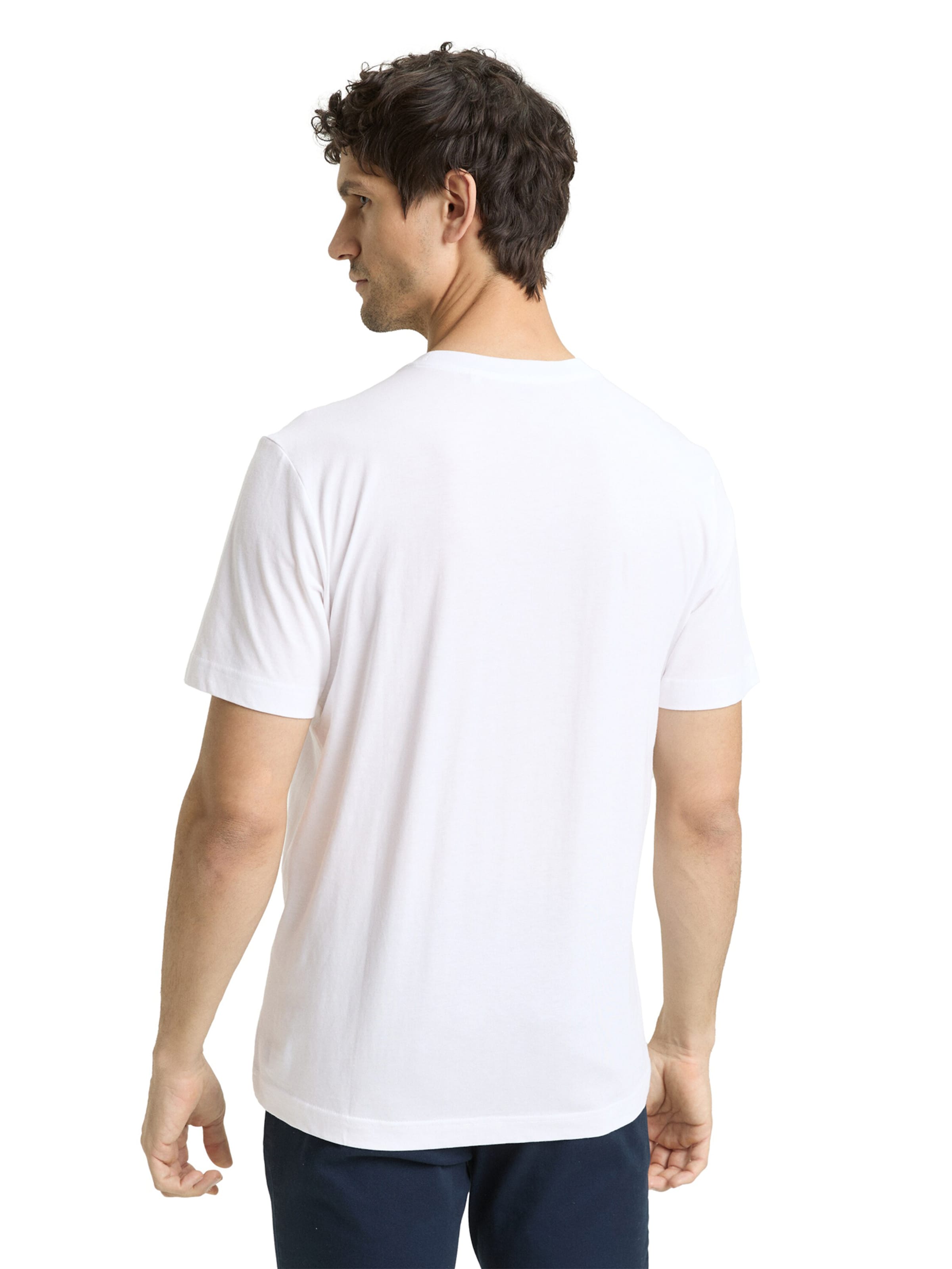 TOM TAILOR Tričko - Biela