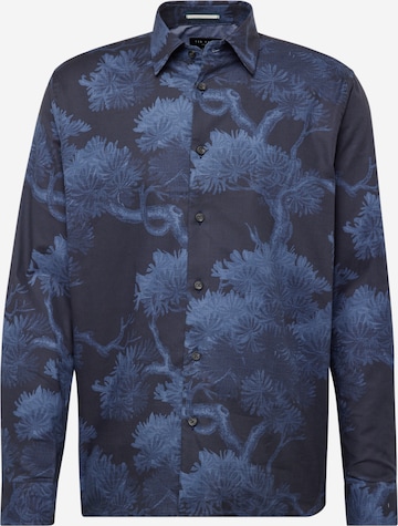 Ted Baker Regular fit Button Up Shirt 'Goxhill' in Blue: front