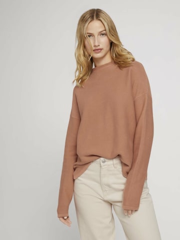 TOM TAILOR DENIM Pullover in Pink