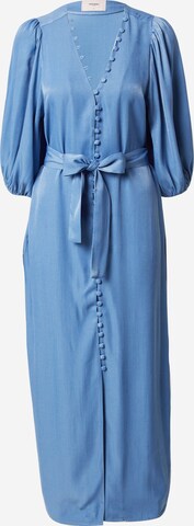 Robe-chemise 'Leora' Freebird en bleu : devant