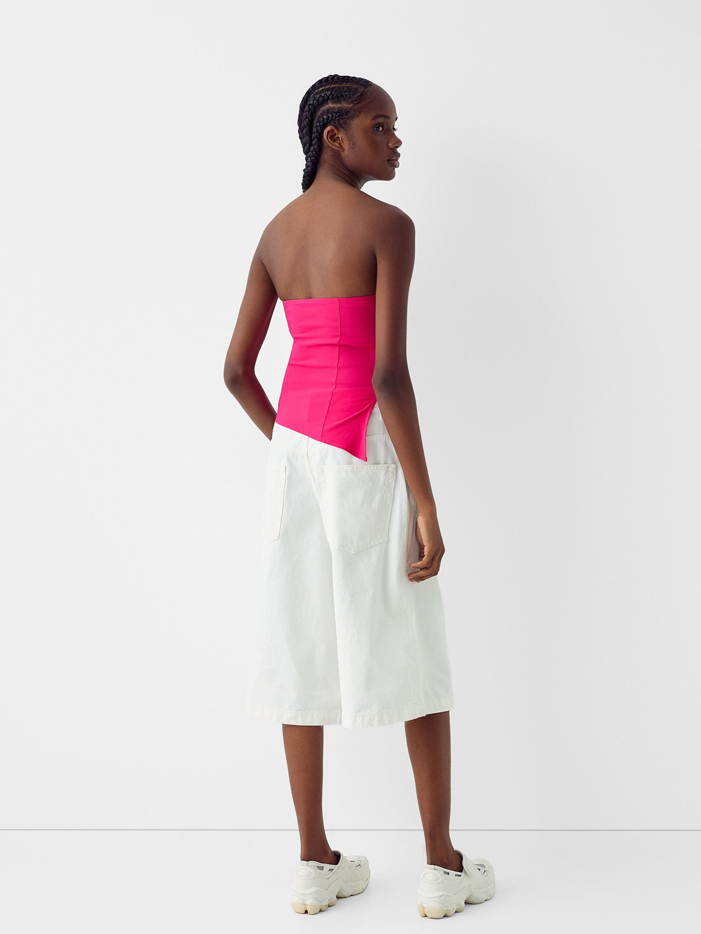Pink skirt bershka hotsell