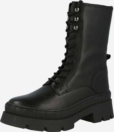 PS Poelman Schnürstiefelette in schwarz, Produktansicht